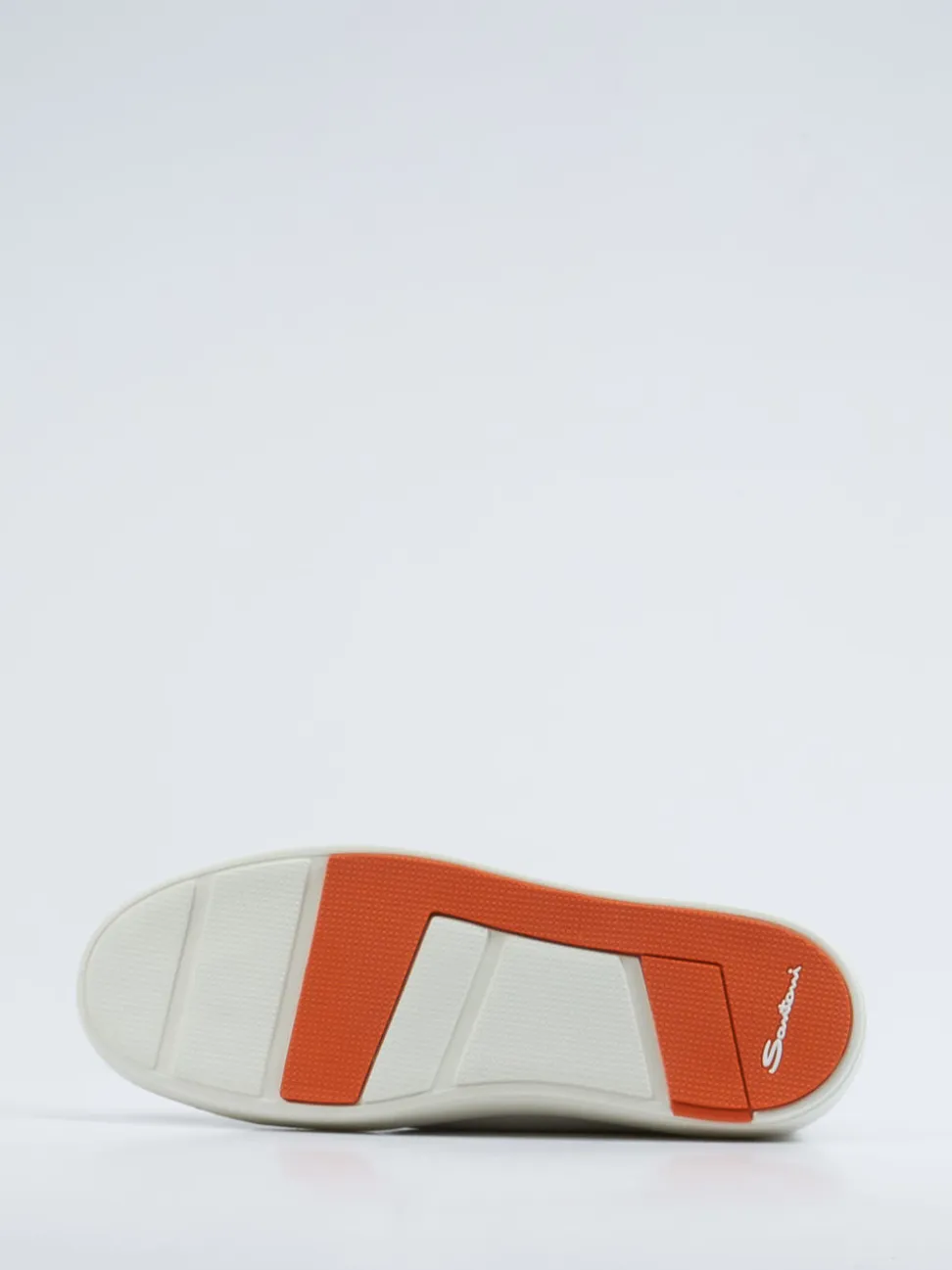 Santoni – Sneaker aus Kalbleder in Offwhite