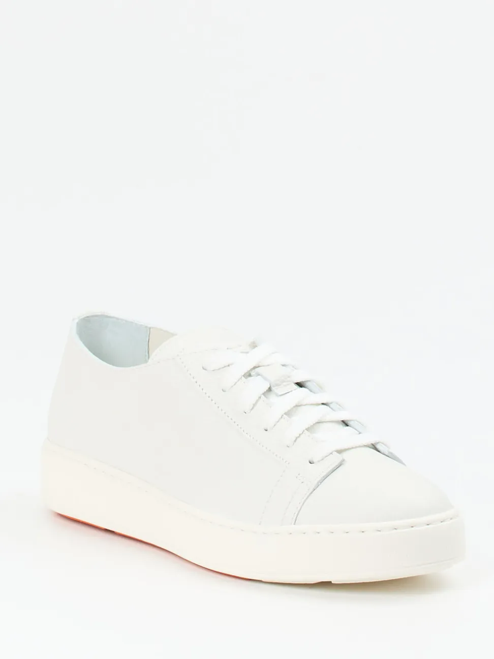 Santoni – Sneaker aus Kalbleder Off-White