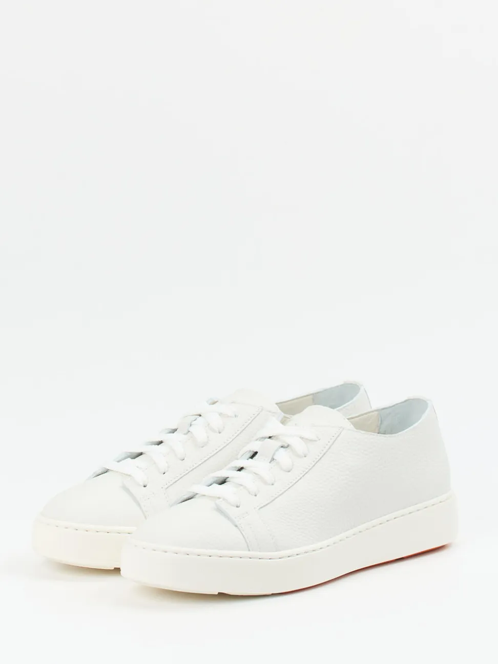 Santoni – Sneaker aus Kalbleder Off-White