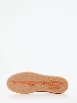 Santoni – Sneaker aus Veloursleder in Altrosa