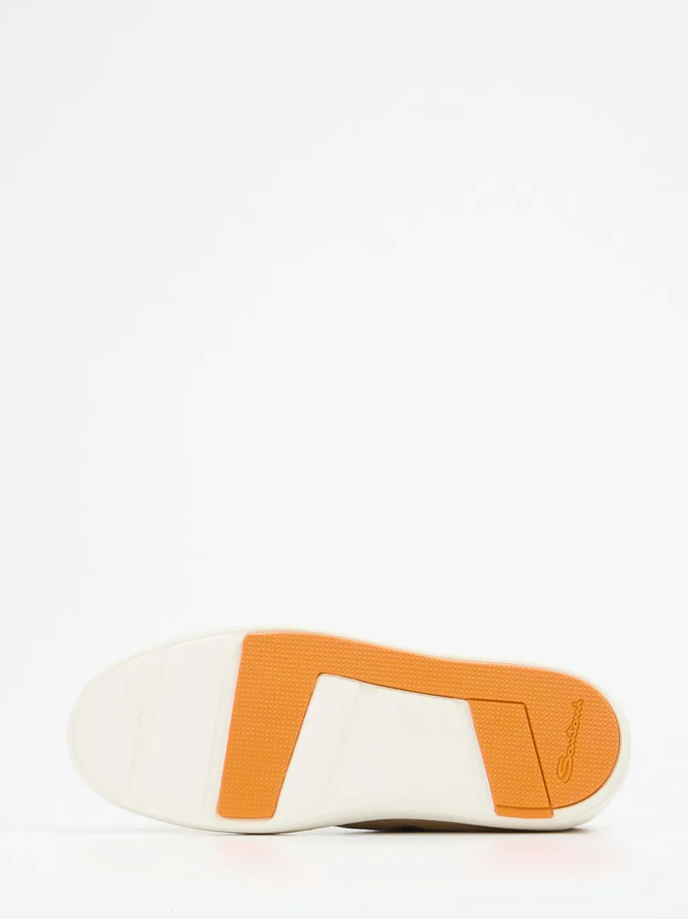 Santoni – Sneaker aus Veloursleder Beigebraun