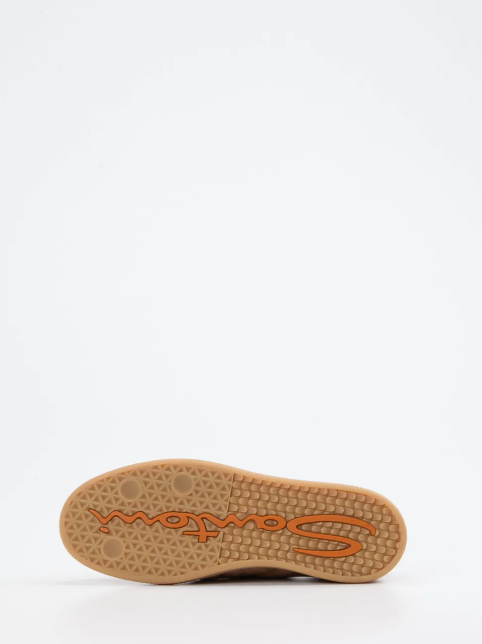 Santoni – Sneaker aus Veloursleder in Sandbeige