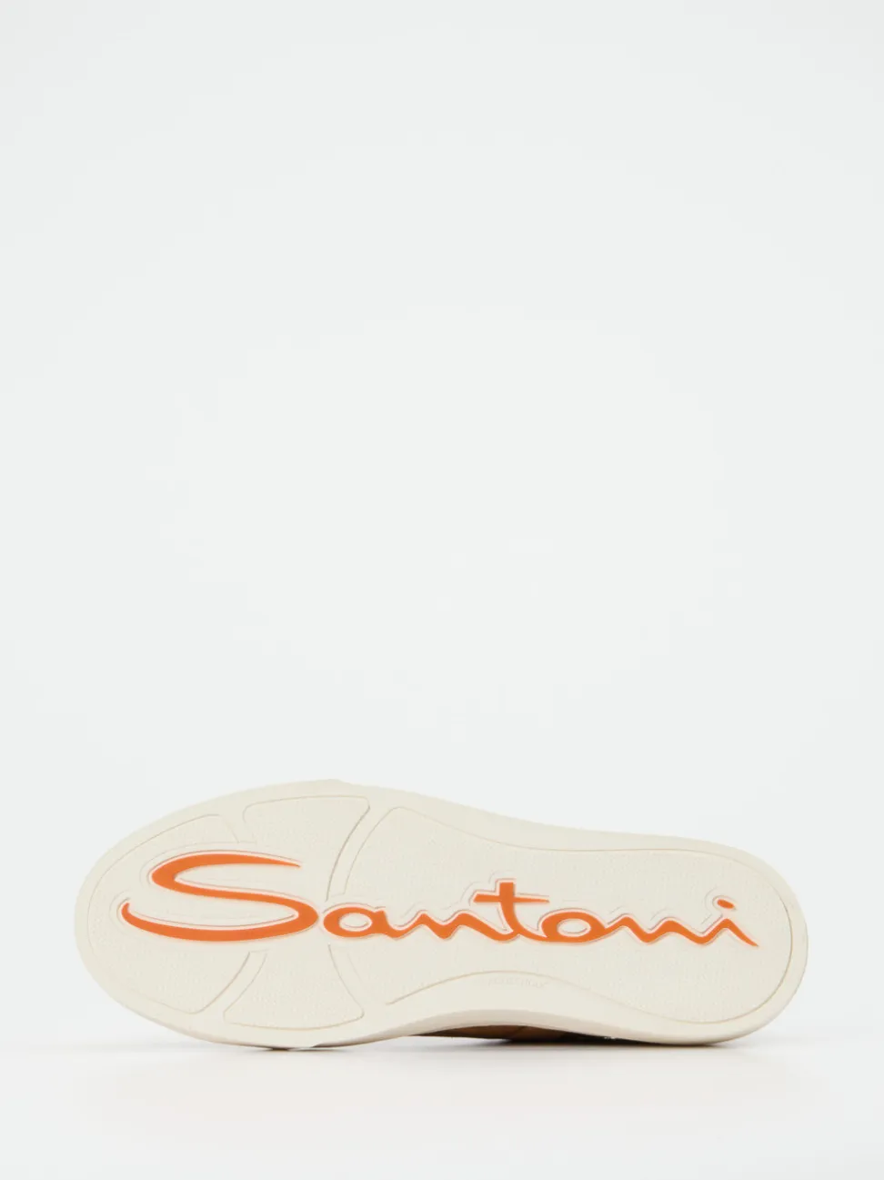 Santoni – Sneaker aus Veloursleder cognacbraun