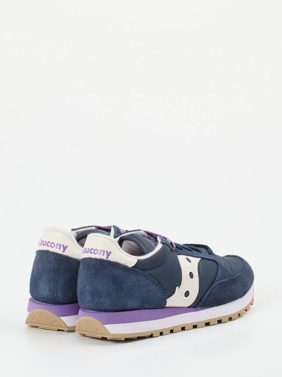 Saucony – Retro-Runner aus Veloursleder und Textil navy
