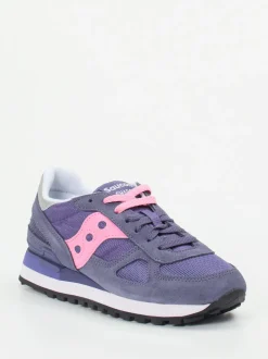 Saucony – Retro-Sneaker aus Textil und Veloursleder