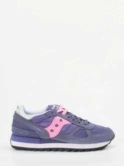 Saucony – Retro-Sneaker aus Textil und Veloursleder