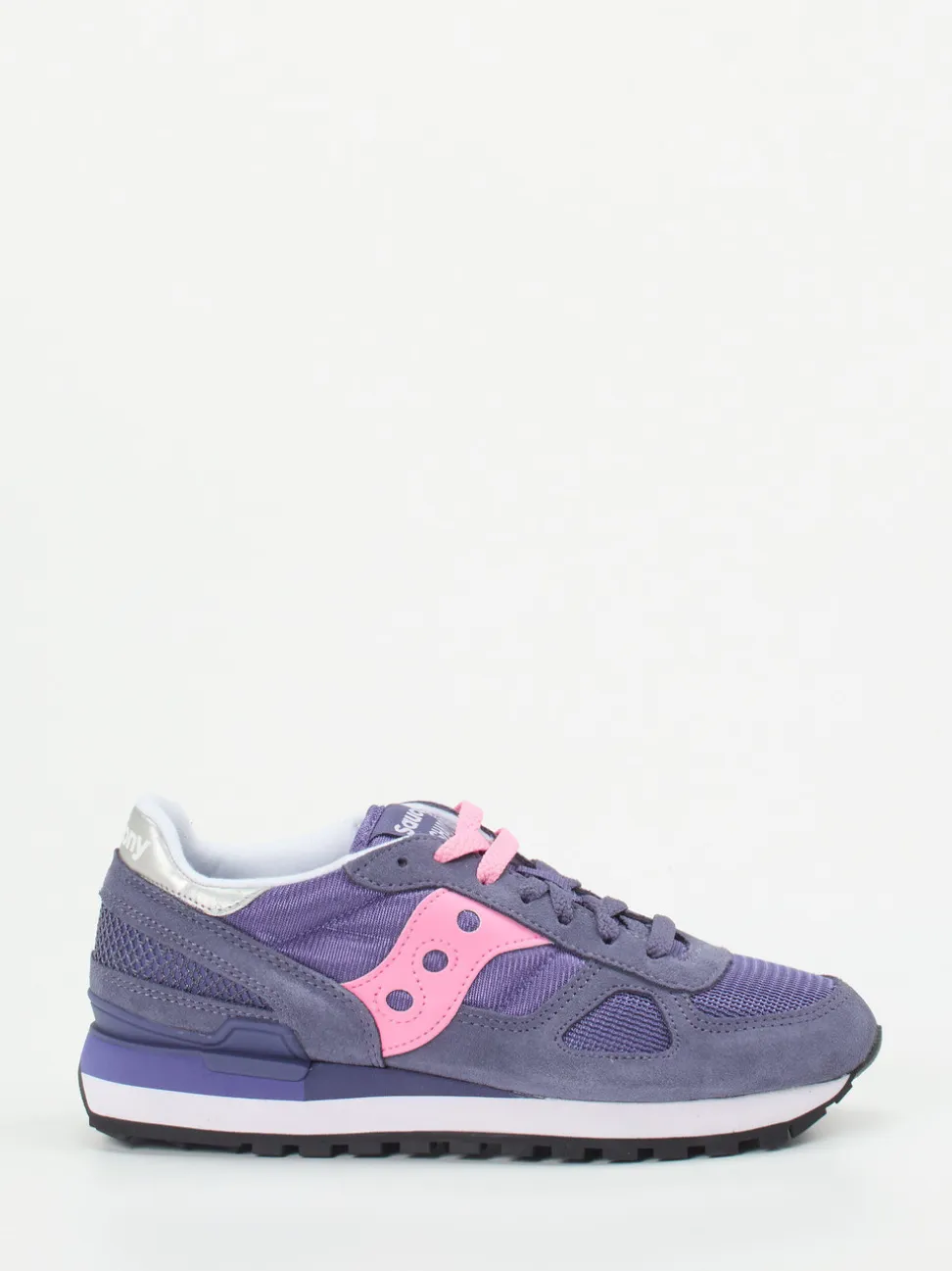 Saucony – Retro-Sneaker aus Textil und Veloursleder