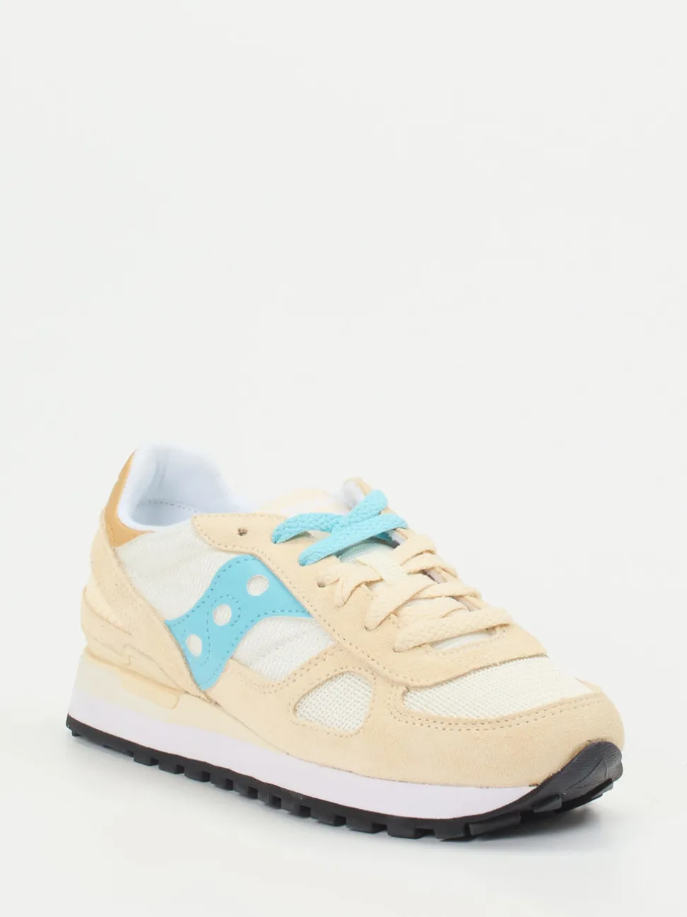 Saucony – Retro-Sneaker aus Textil mit Wildlederstruktur