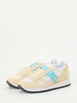 Saucony – Retro-Sneaker aus Textil mit Wildlederstruktur