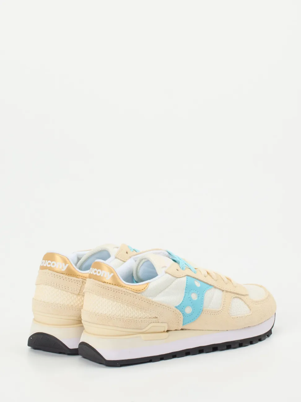 Saucony – Retro-Sneaker aus Textil mit Wildlederstruktur