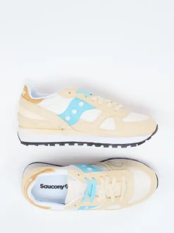 Saucony – Retro-Sneaker aus Textil mit Wildlederstruktur