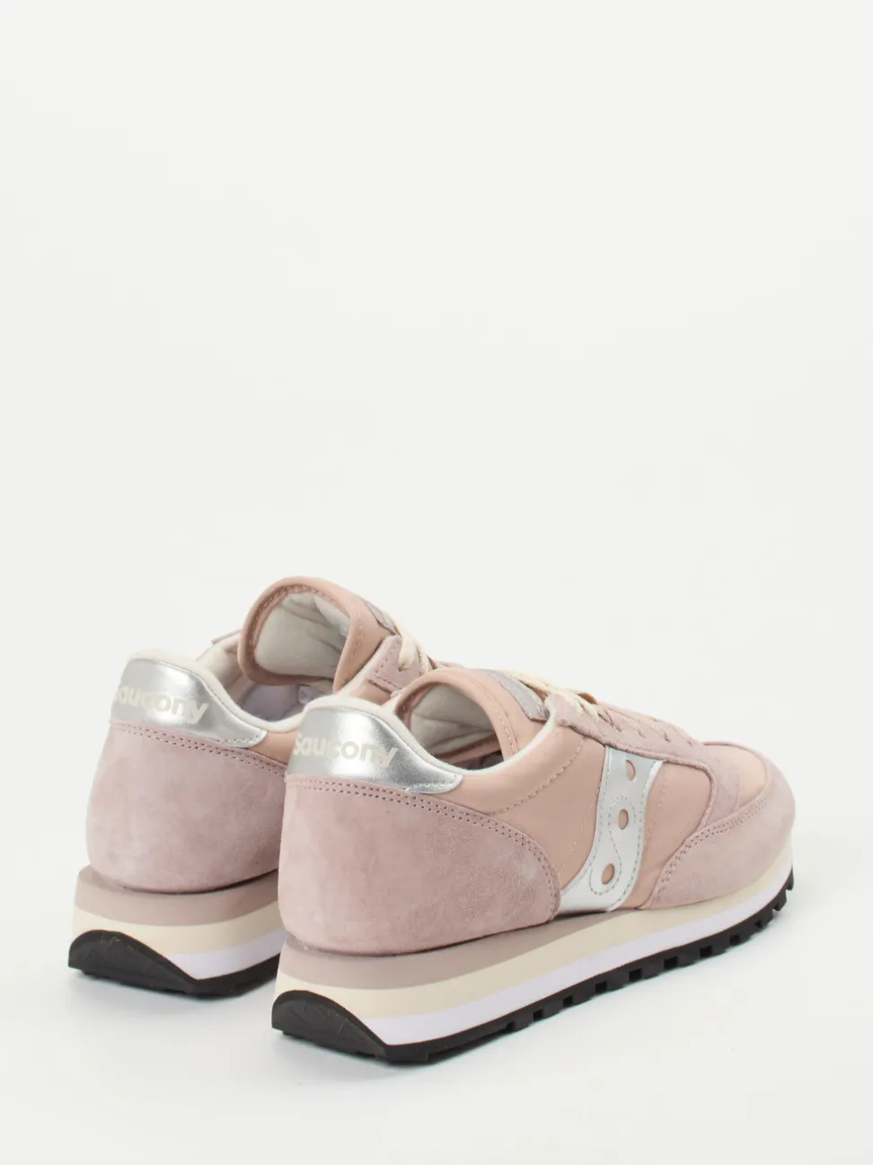 Saucony – Retro-Sneaker aus Textil und Veloursleder altrosa