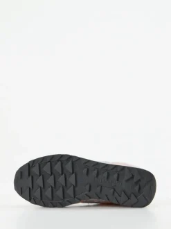 Saucony – Retro-Sneaker aus Textil und Veloursleder altrosa