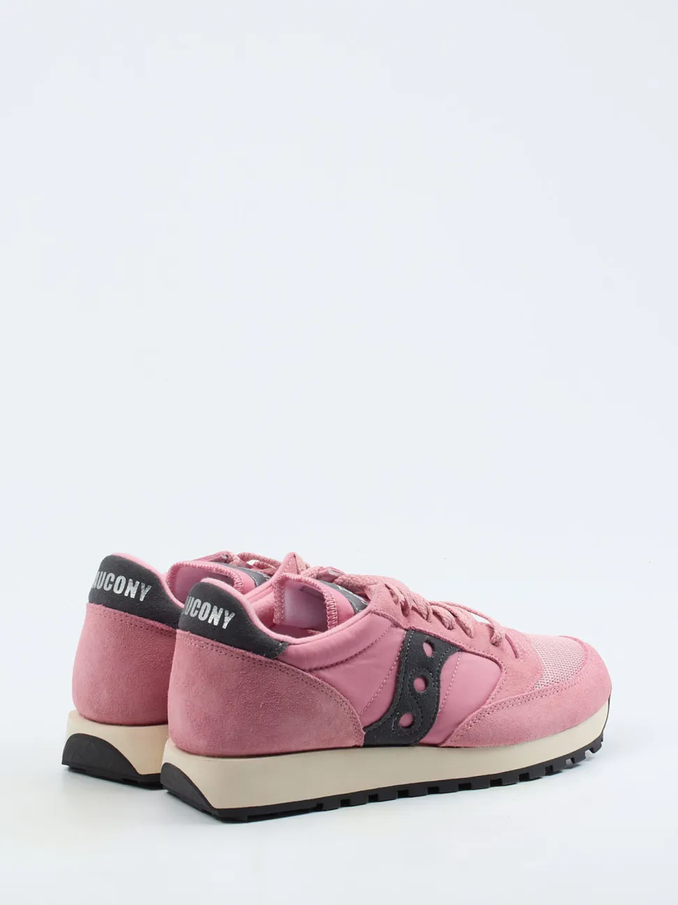 Saucony – Retro-Sneaker aus Veloursleder Altrosa