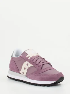 Saucony – Retro-Sneaker aus Veloursleder und Nylon Altrosa