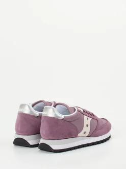 Saucony – Retro-Sneaker aus Veloursleder und Nylon Altrosa