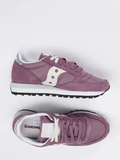 Saucony – Retro-Sneaker aus Veloursleder und Nylon Altrosa