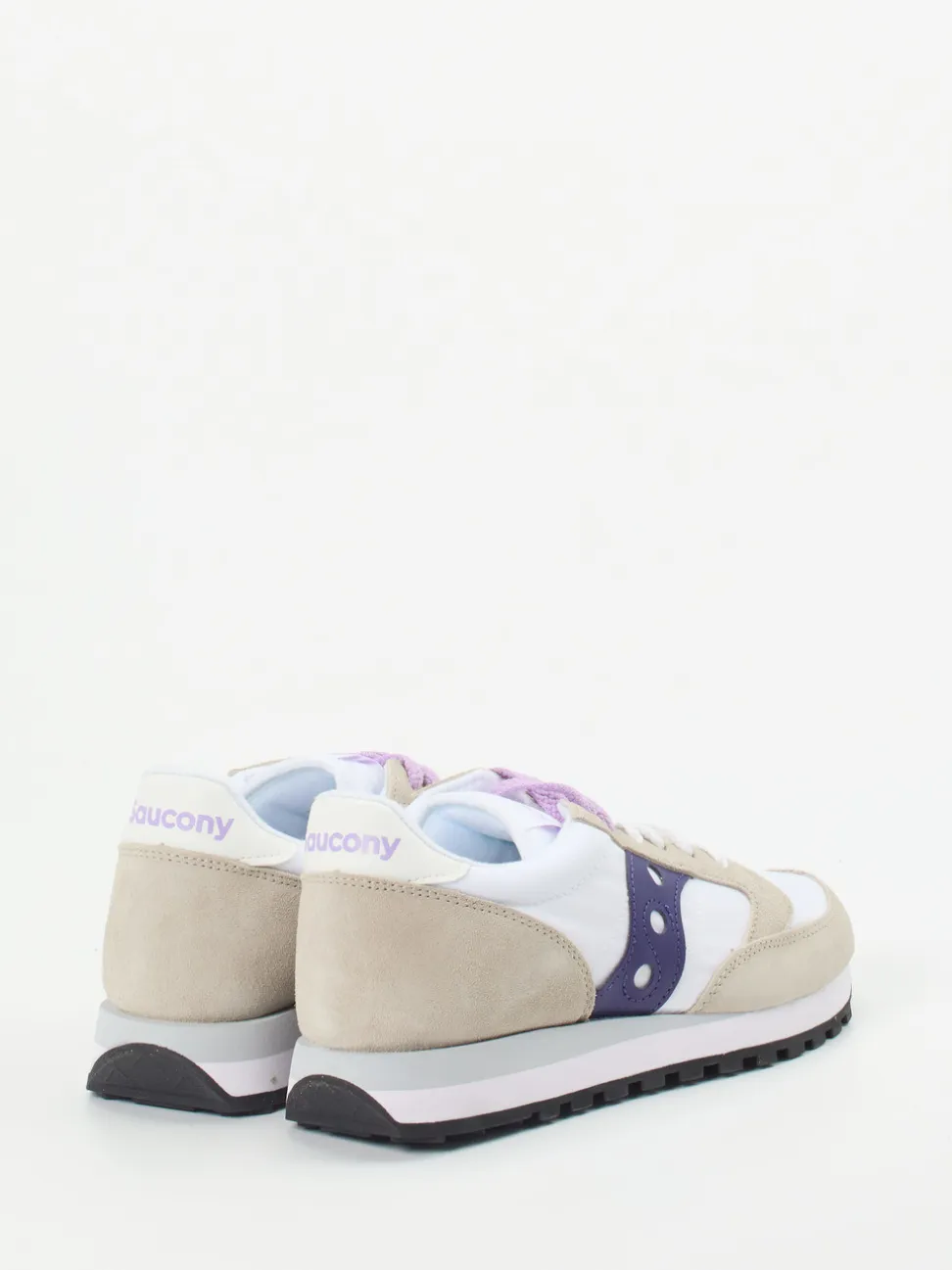 Saucony – Retro-Sneaker aus Nylon und Veloursleder weiß