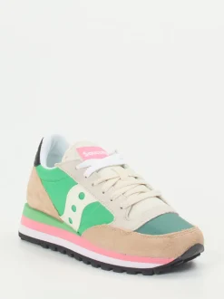 Saucony – Retro-Sneaker aus Textil und Veloursleder