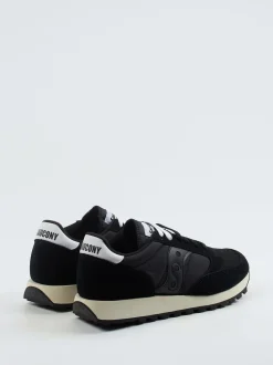 Saucony – Retro-Sneaker aus Mesh und Veloursleder schwarz