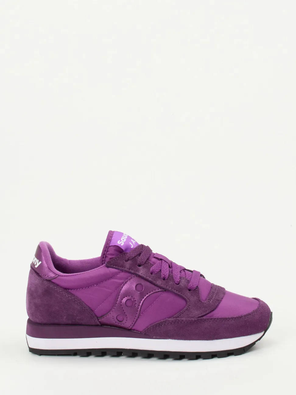 Saucony – Sneaker aus Textil und Veloursleder Violett