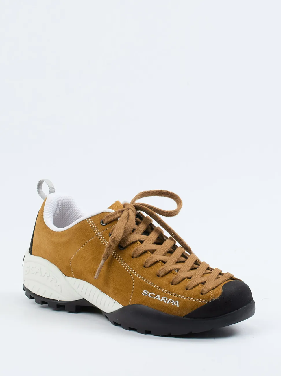 Scarpa – Approach-Schuhe aus Veloursleder cognacbraun