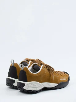 Scarpa – Approach-Schuhe aus Veloursleder cognacbraun