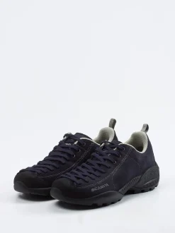 Scarpa – Halbschuh aus Veloursleder Dunkelblau