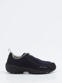 Scarpa – Halbschuh aus Veloursleder Dunkelblau
