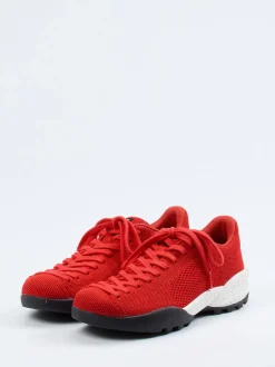Scarpa – Outdoor-Sneaker aus gestricktem Textil rot