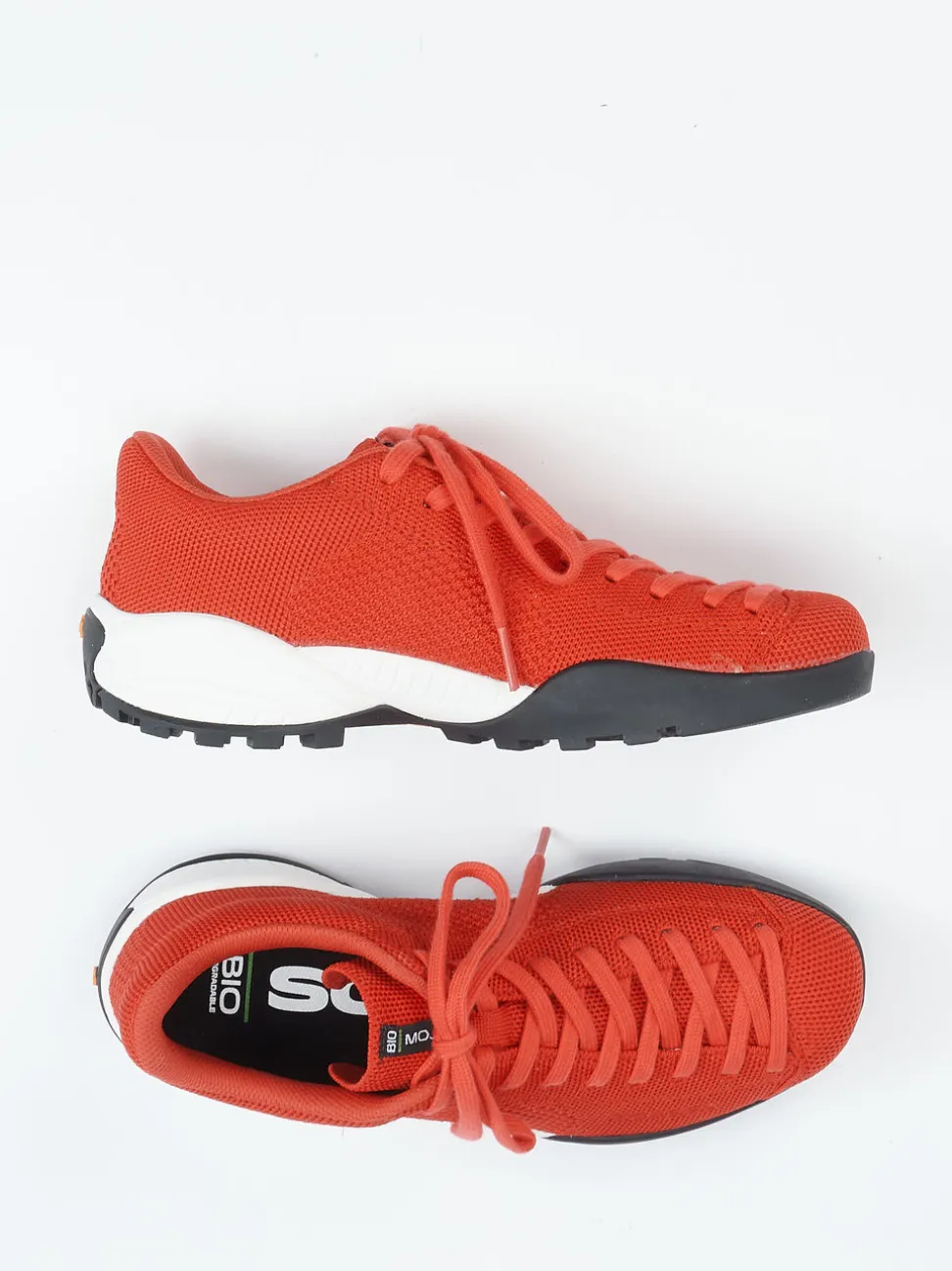 Scarpa – Outdoor-Sneaker aus gestricktem Textil rot