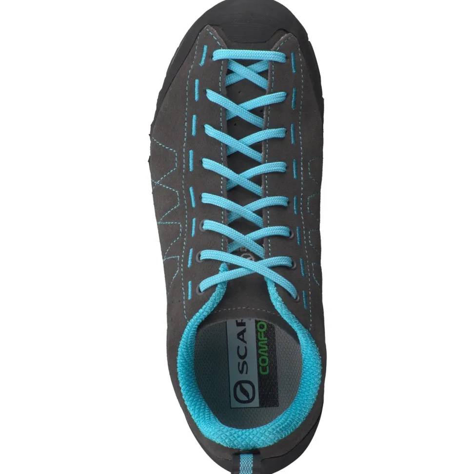 Scarpa – Zustiegsschuh aus Veloursleder anthrazit
