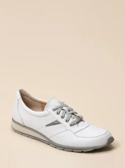Schneider – Komfort-Sneaker aus Kalbleder weiß