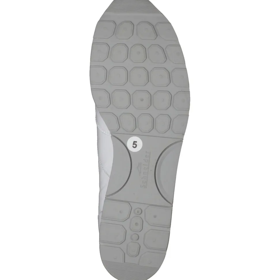Schneider – Komfort-Sneaker aus Kalbleder weiß