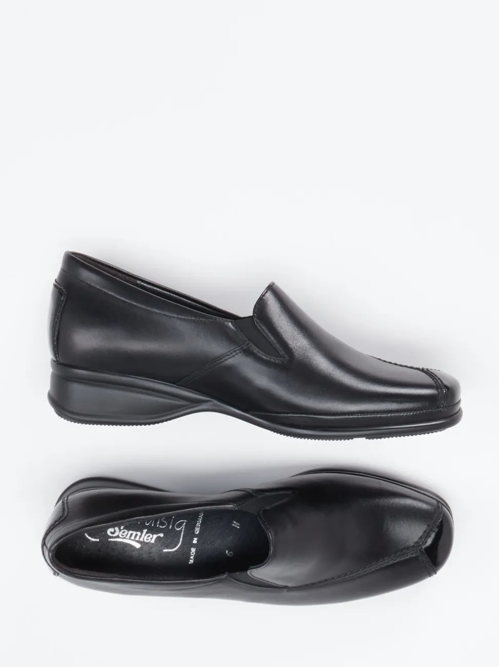 Semler – Bequem-Loafer aus Kalbleder schwarz