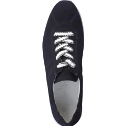 Semler – Bequem-Sneaker aus Veloursleder Dunkelblau