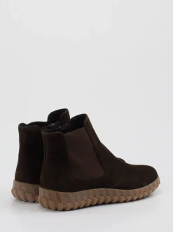 Semler – Chelsea Boot aus Veloursleder dunkelbraun