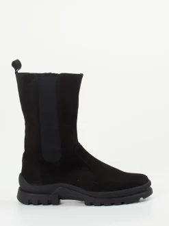 Semler – Chelsea-Stiefel aus Nubukleder schwarz