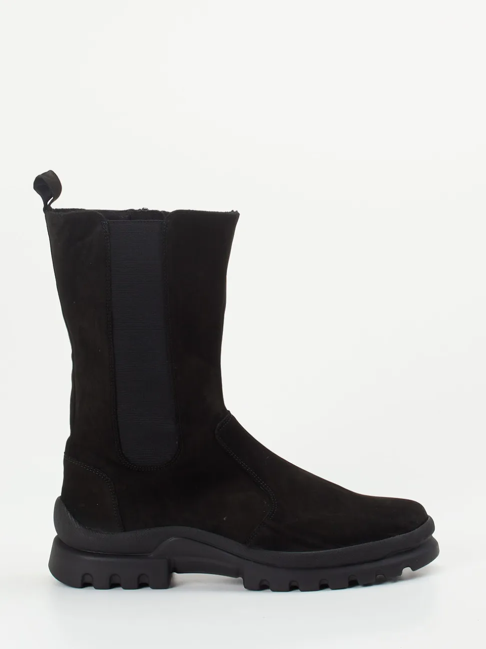 Semler – Chelsea-Stiefel aus Nubukleder schwarz