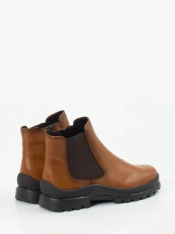 Semler – Chelsea-Stiefelette aus Kalbleder cognacbraun