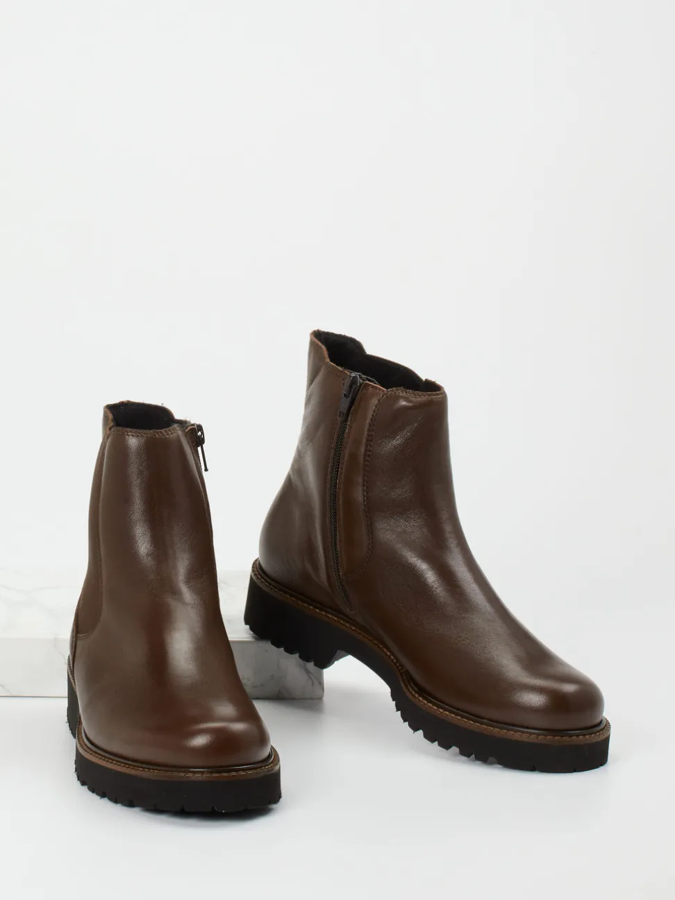 Semler – Chelsea-Stiefelette aus Kalbleder schokobraun