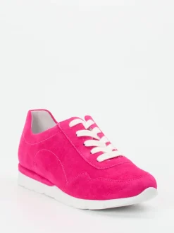 Semler – Damen-Sneaker aus Veloursleder pink