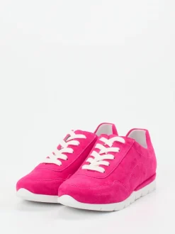 Semler – Damen-Sneaker aus Veloursleder pink