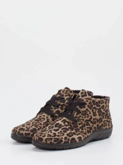 Semler – Desert Boot aus geprägtem Leder in Braun