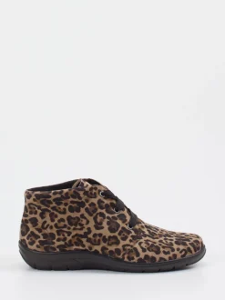 Semler – Desert Boot aus geprägtem Leder in Braun