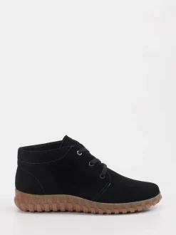 Semler – Desert Boots aus Veloursleder Schwarz