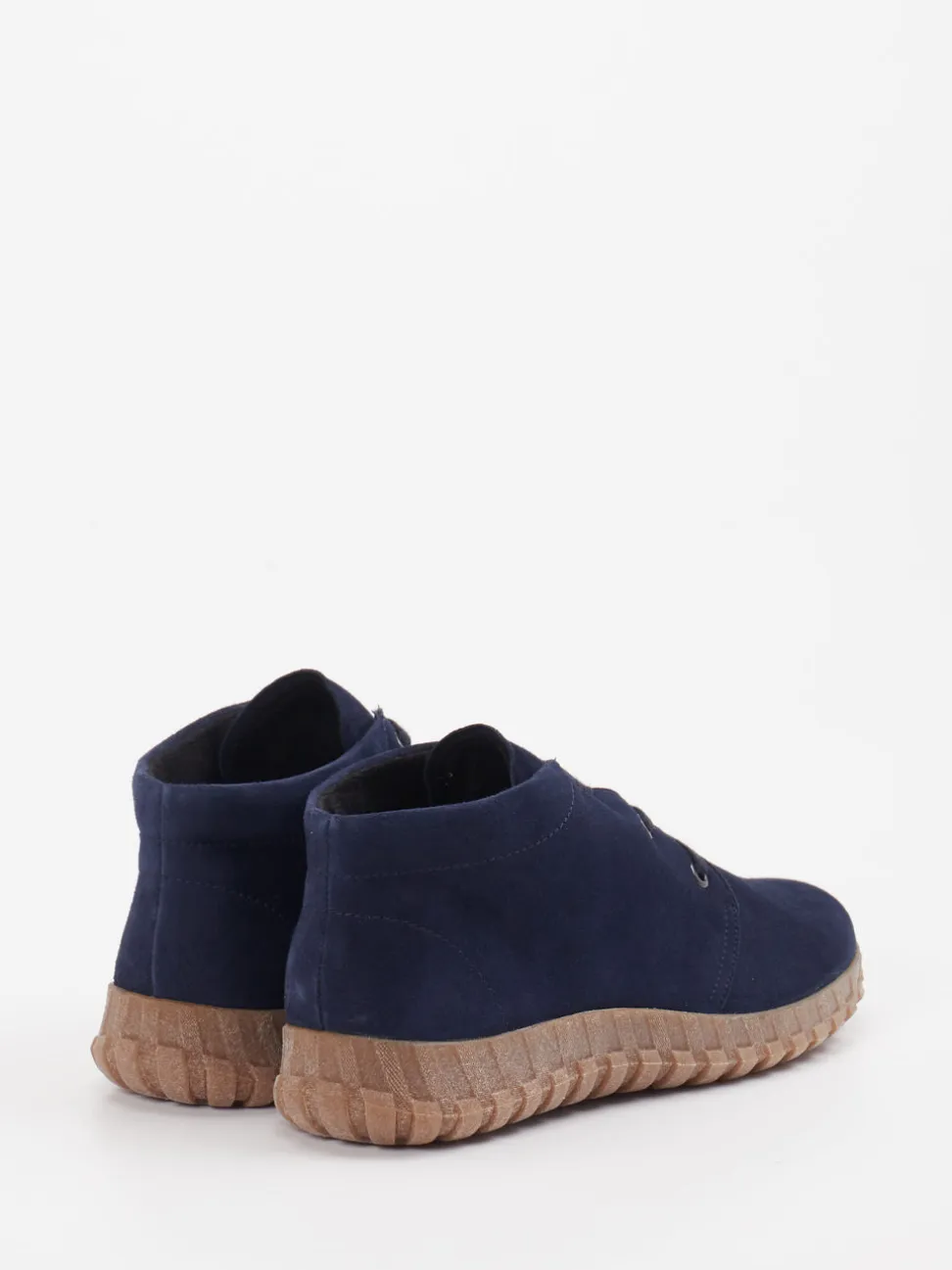 Semler – Desert Boots aus Veloursleder dunkelblau