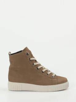 Semler – High-Top Sneaker aus Nubukleder Braun