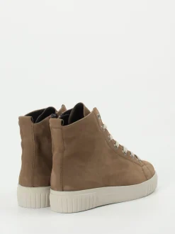 Semler – High-Top Sneaker aus Nubukleder Braun