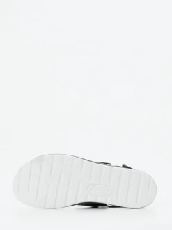 Semler – Klettsandalette aus Kalbleder Schwarz